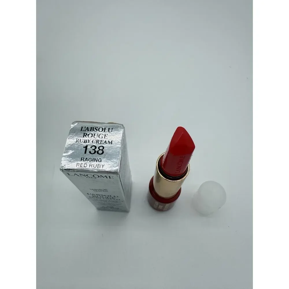 Lancome L'Absolu Rouge Ruby Cream Lipstick 138 Raging Red Ruby 3g / .1oz